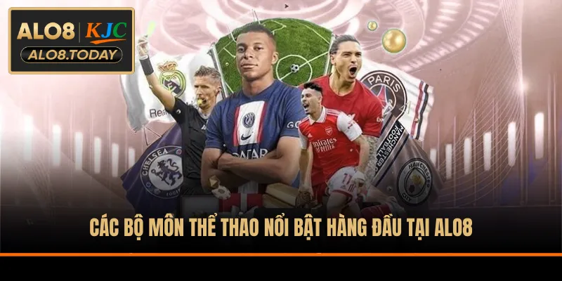 Các bộ môn thể thao nổi bật hàng đầu tại ALO8