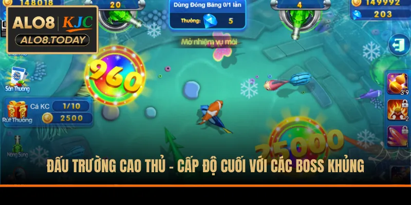 Đấu trường cao thủ - Cấp độ cuối với các boss khủng