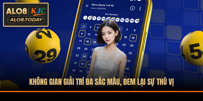 Không gian giải trí đa sắc màu, đem lại sự thú vị